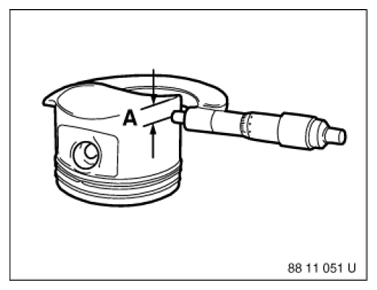 Piston With Rings And Pin